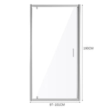 Load image into Gallery viewer, Modern Tempered Glass Shower Door