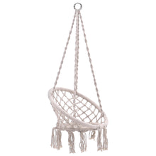 Load image into Gallery viewer, Tassel hanging chair - garden swing seat, hanging egg chair, garden swing chair
