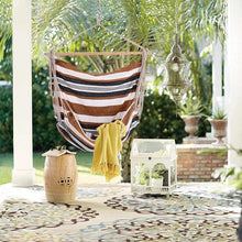 Load image into Gallery viewer, Hanging Rope Hammock Chair for Indoor Outdoor