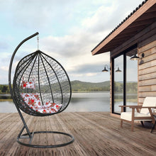 Load image into Gallery viewer, Rattan Hanging Chair with Stand for Indoor/ Outdoor