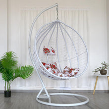 Load image into Gallery viewer, Rattan Hanging Chair with Stand for Indoor/ Outdoor