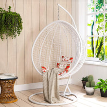 Load image into Gallery viewer, Rattan Hanging Chair with Stand for Indoor/ Outdoor
