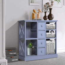 Load image into Gallery viewer, Storage Cabinet with Drawers and Baskets