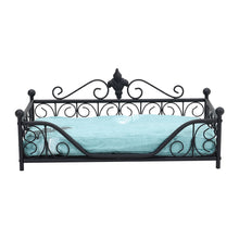 Load image into Gallery viewer, Comfy Luxury Puppy Bed Metal Iron Dog Cat Padded Bed Pet Sofa Couch Cushion Nest