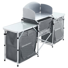 Load image into Gallery viewer, Camping Kitchen Stand Unit Storage Portable Outdoor