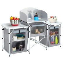 Load image into Gallery viewer, Camping Kitchen Stand Unit Storage Portable Outdoor