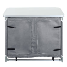 Load image into Gallery viewer, Camping Kitchen Table Portable Cabinet Kitchen Storage