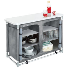 Load image into Gallery viewer, Camping Kitchen Table Portable Cabinet Kitchen Storage
