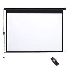Load image into Gallery viewer, Electric Pull-Down Projector Screen 4:3 White Matte Home Cinema-four size option