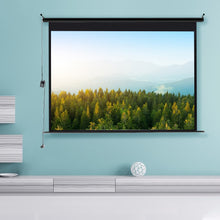 Load image into Gallery viewer, Electric Pull-Down Projector Screen 4:3 White Matte Home Cinema-four size option