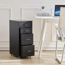 Load image into Gallery viewer, Vertical File Cabinet with Wheels