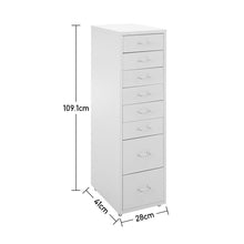 Load image into Gallery viewer, Vertical File Cabinet with Wheels