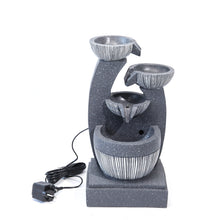 Load image into Gallery viewer, In/Outdoor Water Fountain Feature LED Lights Garden Statues Decor Electric Powered