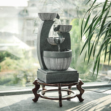 Load image into Gallery viewer, In/Outdoor Water Fountain Feature LED Lights Garden Statues Decor Electric Powered