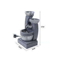 Load image into Gallery viewer, In/Outdoor Water Fountain Feature LED Lights Garden Statues Decor Electric Powered