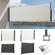 Load image into Gallery viewer, Side Awning Windbreaker Garden Sun Shade Outdoor Retractable Wall Privacy Screen