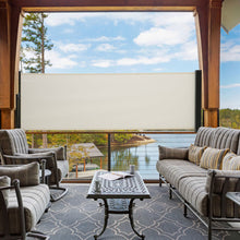 Load image into Gallery viewer, Side Awning Windbreaker Garden Sun Shade Outdoor Retractable Wall Privacy Screen