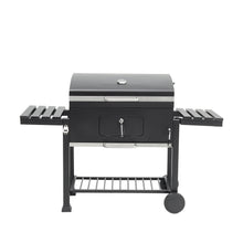 Load image into Gallery viewer, Large BBQ Grills Stove Trolley Barbecue Cart Built in Thermometer with Wheels-2 Size