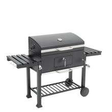 Load image into Gallery viewer, Large BBQ Grills Stove Trolley Barbecue Cart Built in Thermometer with Wheels-2 Size