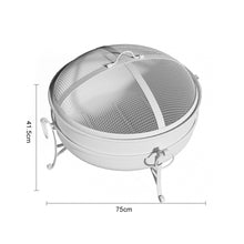 Load image into Gallery viewer, Outdoor BBQ Grill Shelf Camping Fire Pit Wood Burner Heater Garden Stove Patio Brazier