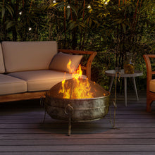 Load image into Gallery viewer, Outdoor BBQ Grill Shelf Camping Fire Pit Wood Burner Heater Garden Stove Patio Brazier