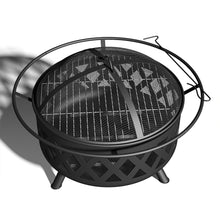 Load image into Gallery viewer, Fire Pit BBQ Firepit Brazier Outdoor Garden Stove Patio Heater