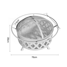 Load image into Gallery viewer, Fire Pit BBQ Firepit Brazier Outdoor Garden Stove Patio Heater