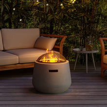 Load image into Gallery viewer, Outdoor Cylindrical Fire Pit Patio Wood Log Burner MgO Garden BBQ Grill
