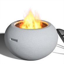 Load image into Gallery viewer, Outdoor Bowl Shaped Fire Pit Patio Wood Log Burner Garden BBQ Grill