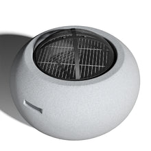 Load image into Gallery viewer, Outdoor Bowl Shaped Fire Pit Patio Wood Log Burner Garden BBQ Grill