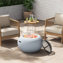 Load image into Gallery viewer, Outdoor Bowl Shaped Fire Pit Patio Wood Log Burner Garden BBQ Grill