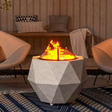 Load image into Gallery viewer, Square Fire Pit Patio Wood Log Burner Garden BBQ Grill Outdoor Fires
