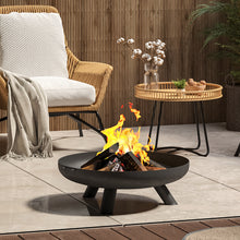 Load image into Gallery viewer, Round Fire Pit Patio Garden Bowl Outdoor Camping Patio Heater Log Burner