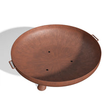 Load image into Gallery viewer, Round Fire Pit Patio Garden Bowl Outdoor Camping Patio Heater Log Burner