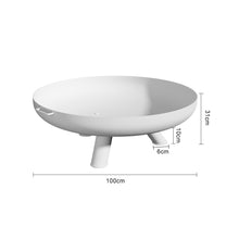 Load image into Gallery viewer, Round Fire Pit Patio Garden Bowl Outdoor Camping Patio Heater Log Burner