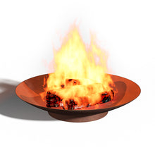 Load image into Gallery viewer, Round Fire Pit Patio Garden Bowl Outdoor Camping Patio Heater Log Burner