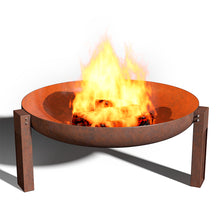 Load image into Gallery viewer, Cast Iron Mild Steel Fire Pit Garden Log Burner Bowl Heater Bonfire Home