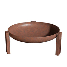 Load image into Gallery viewer, Cast Iron Mild Steel Fire Pit Garden Log Burner Bowl Heater Bonfire Home