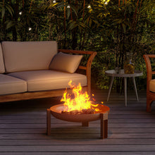 Load image into Gallery viewer, Cast Iron Mild Steel Fire Pit Garden Log Burner Bowl Heater Bonfire Home