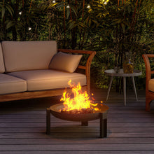 Load image into Gallery viewer, Cast Iron Mild Steel Fire Pit Garden Log Burner Bowl Heater Bonfire Home