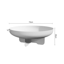 Load image into Gallery viewer, Round Fire Pit Corten Steel Bowl & Stand Outdoor Camping Patio Heater Log Burner