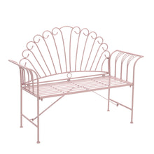 Load image into Gallery viewer, Metal Garden Bench 2-Seater Outdoor Patio Chair Furniture