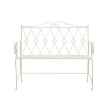 Load image into Gallery viewer, Garden bench made of iron - bench, outdoor bench, metal garden bench