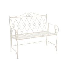 Load image into Gallery viewer, Garden bench made of iron - bench, outdoor bench, metal garden bench