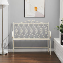 Load image into Gallery viewer, Garden bench made of iron - bench, outdoor bench, metal garden bench