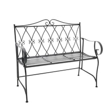 Load image into Gallery viewer, Garden bench made of iron - bench, outdoor bench, metal garden bench