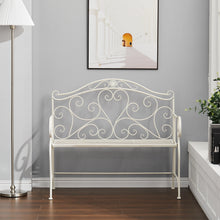 Load image into Gallery viewer, Iron 2 Seater Garden Bench Patio Chair