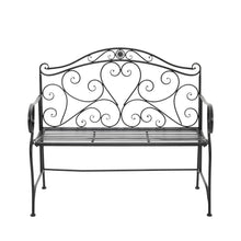 Load image into Gallery viewer, Iron 2 Seater Garden Bench Patio Chair