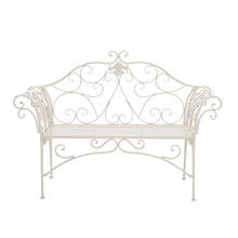 Load image into Gallery viewer, Metal Garden Bench 2-Seater Outdoor Patio Chair Furniture
