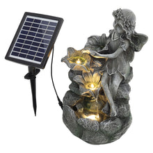 Load image into Gallery viewer, Outdoor Creative Angel Statue Water Fountain Decor Solar Powered